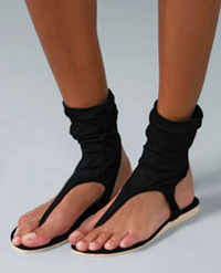Bahia Elastic Sock Thong Sandal Cocobelle