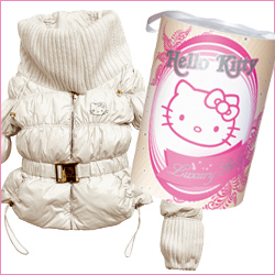 Piumino Hello Kitty Con Cappuccio E Orecchie Per Bambina - Giacca Invernale Rosa Con Licenza Ufficiale (Taglie 2T-6X)