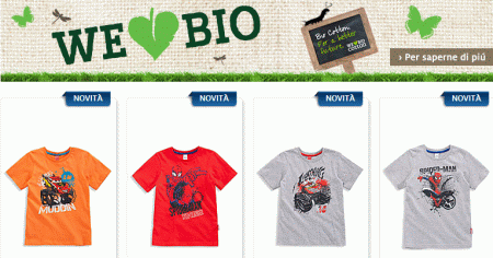 We love bio t shirt cotone ecologico