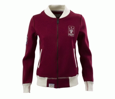 Felpa full zip bordeaux Maserati